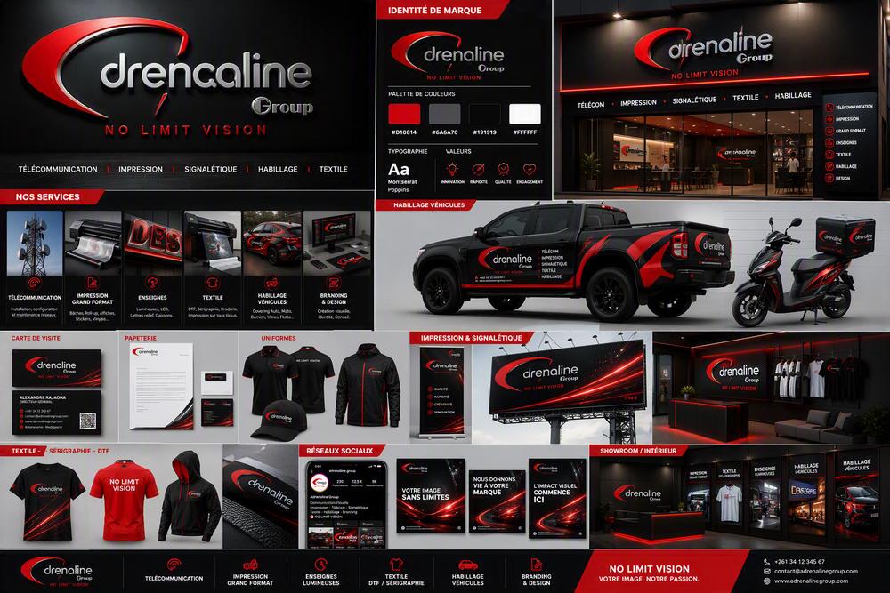 Adrenaline Group · Identité de marque