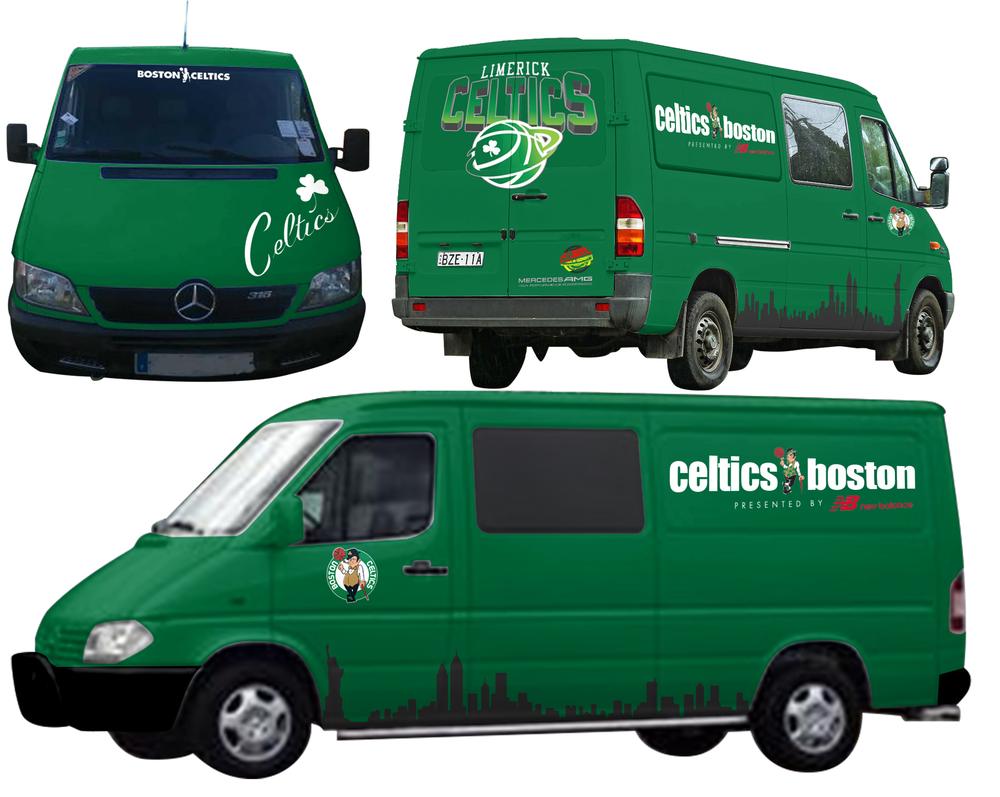 Fourgon Celtics · Habillage